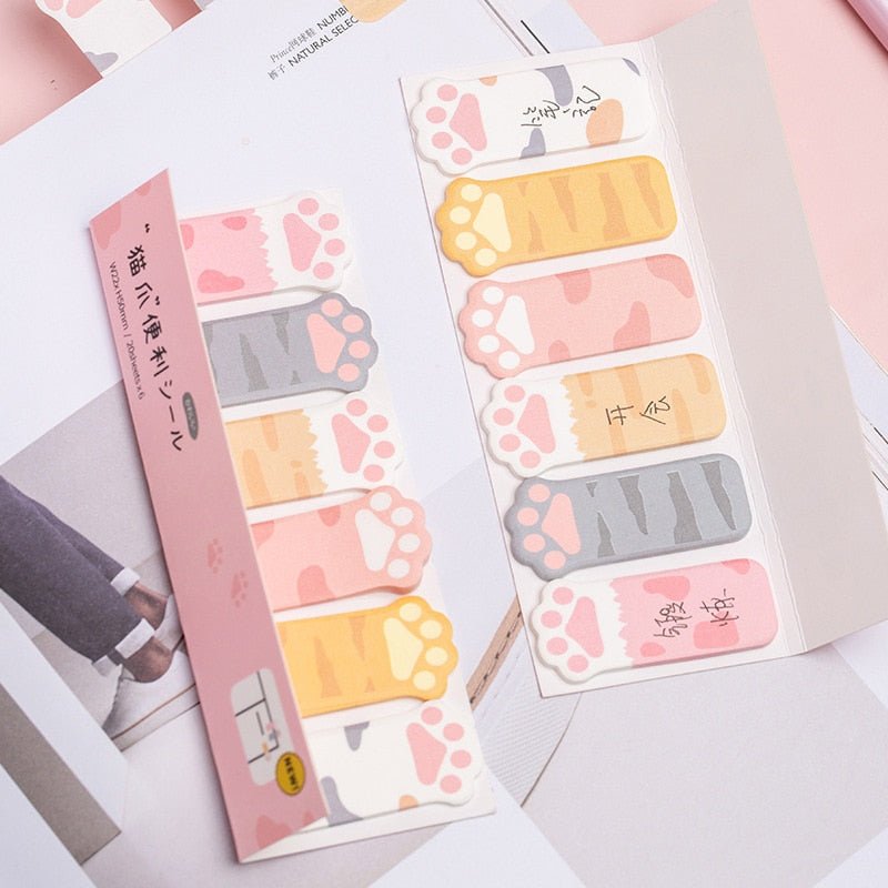 Kawaiimi - post-it notes - Kitty Pawfect Sticky Notes - 1