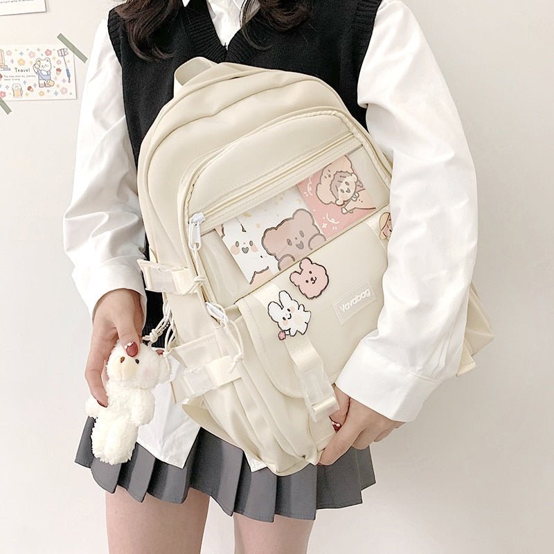 Kuromi Kawaii Peluche Pendentif Porte-clés Sanrioed Schoolbag Accessoires  Cartoon Cute Backpack Anime Peluche Doll Toys Child Gifts