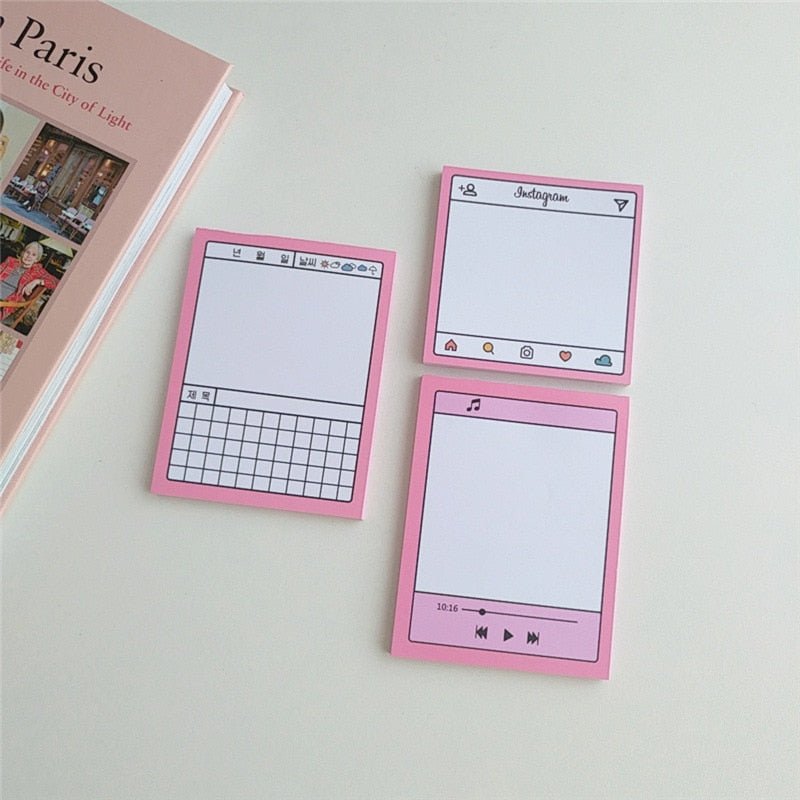 Kawaiimi - stationery - Kstyle Rosy Dialog Memo Pad - 4