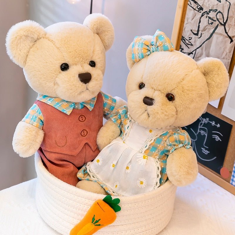 Kawaiimi - plush toys & gifts - Latte & Matcha Teddy Bear Plushies - 12
