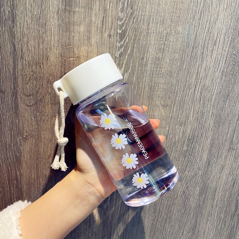 Kawaiimi - accessories - Little Daisy Frosted Water Bottle - 2