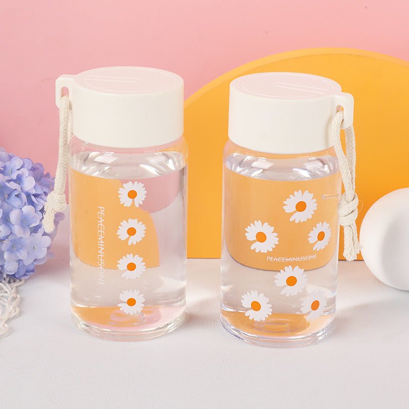 Kawaiimi - accessories - Little Daisy Frosted Water Bottle - 15