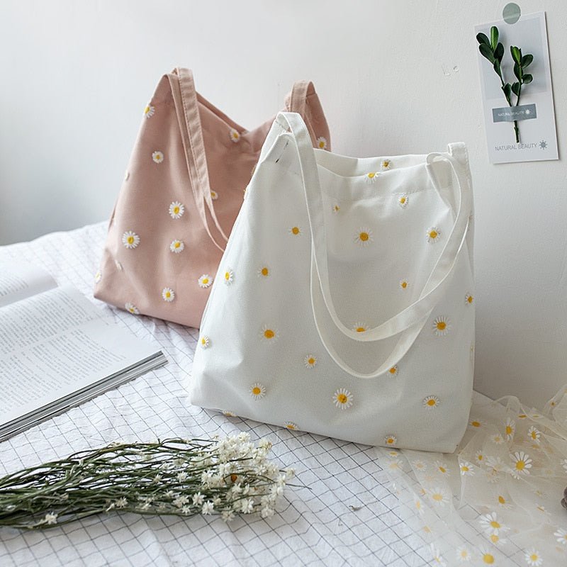 Kawaiimi - apparel and accessories - Little Daisy Tote Bag - 1