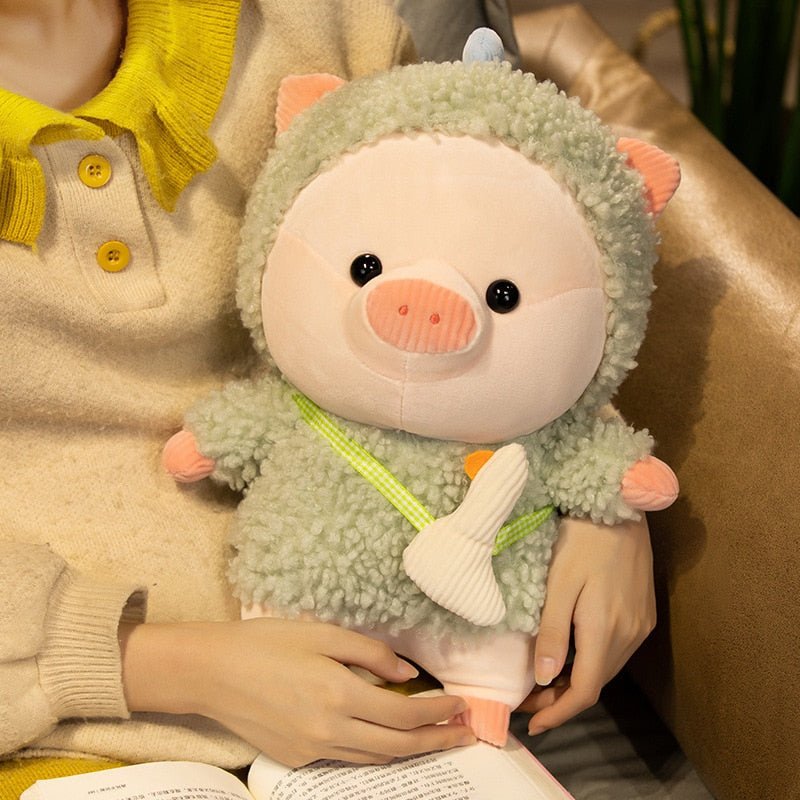 Kawaiimi - plush toys - Little Oink Oink Piglet Plushie - 8