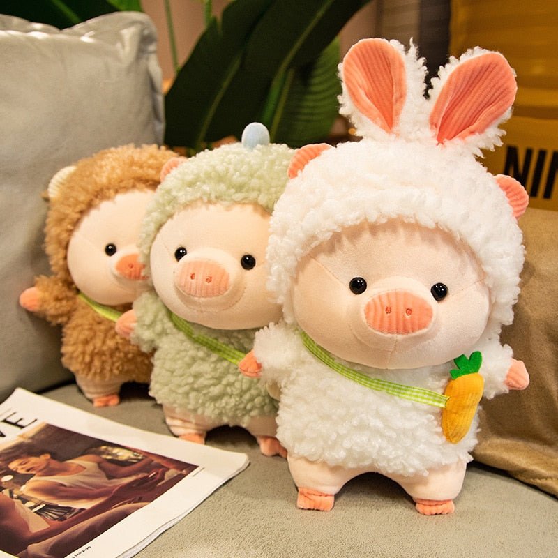 Kawaiimi - plush toys - Little Oink Oink Piglet Plushie - 2