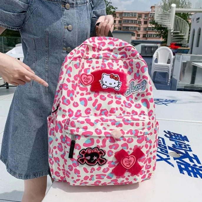 Kawaiimi - sanrio themed backpacks - Lolly Sugar Hello Kitty Backpack - 8