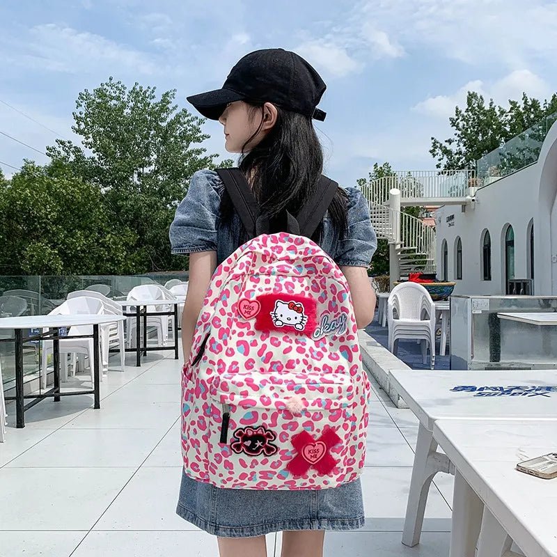 Kawaiimi - sanrio themed backpacks - Lolly Sugar Hello Kitty Backpack - 4
