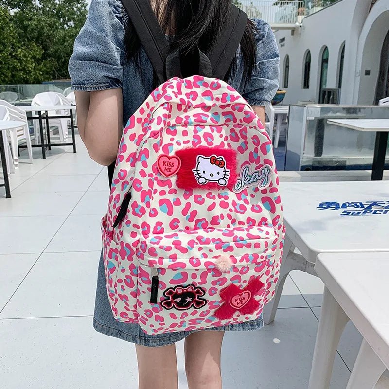 Kawaiimi - sanrio themed backpacks - Lolly Sugar Hello Kitty Backpack - 7