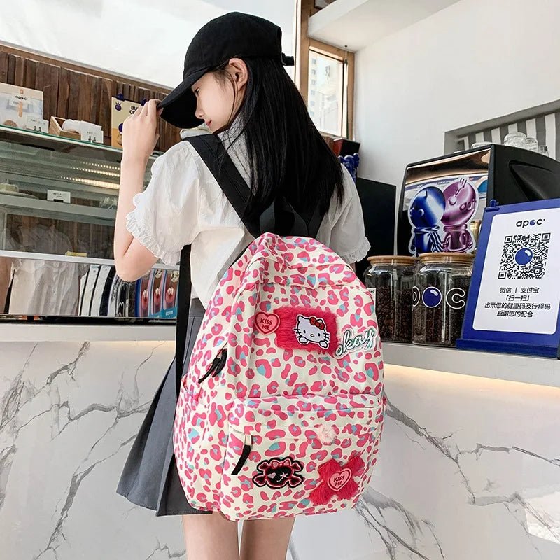 Kawaiimi - sanrio themed backpacks - Lolly Sugar Hello Kitty Backpack - 2