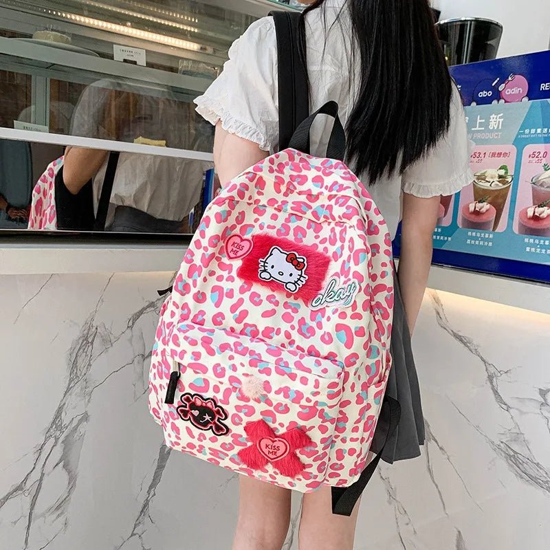 Kawaiimi - sanrio themed backpacks - Lolly Sugar Hello Kitty Backpack - 1