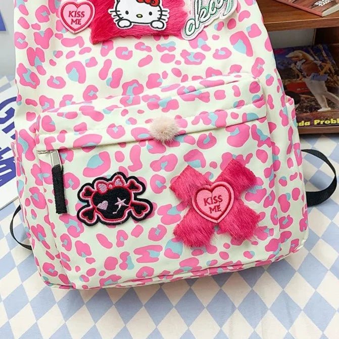 Kawaiimi - sanrio themed backpacks - Lolly Sugar Hello Kitty Backpack - 9