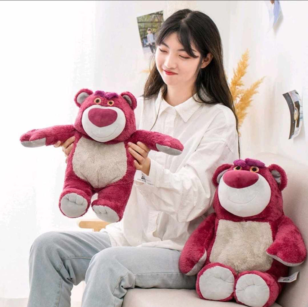 Kawaiimi - teddy bear soft and plush toys - Lotso Strawberry Huggin' Bear Plushie - 3