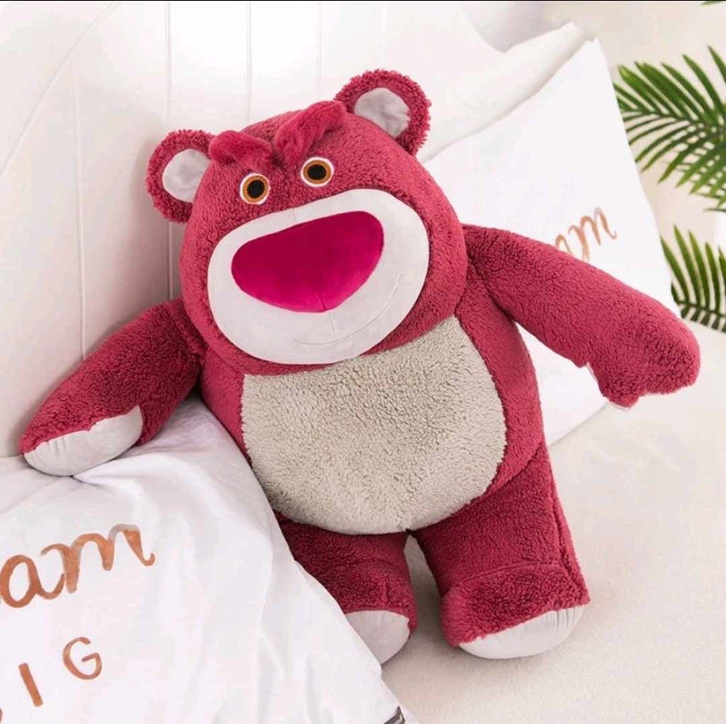 Kawaiimi - teddy bear soft and plush toys - Lotso Strawberry Huggin' Bear Plushie - 1