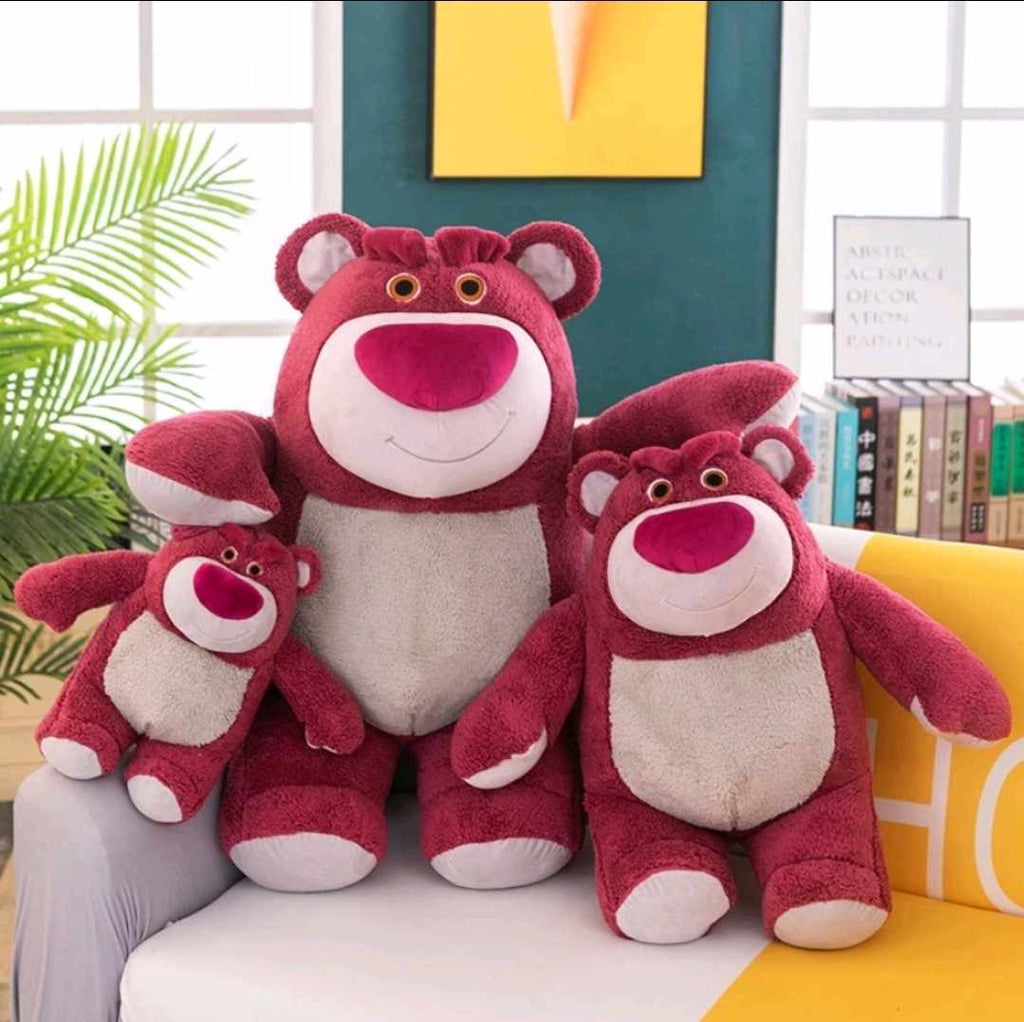 Kawaiimi - teddy bear soft and plush toys - Lotso Strawberry Huggin' Bear Plushie - 9