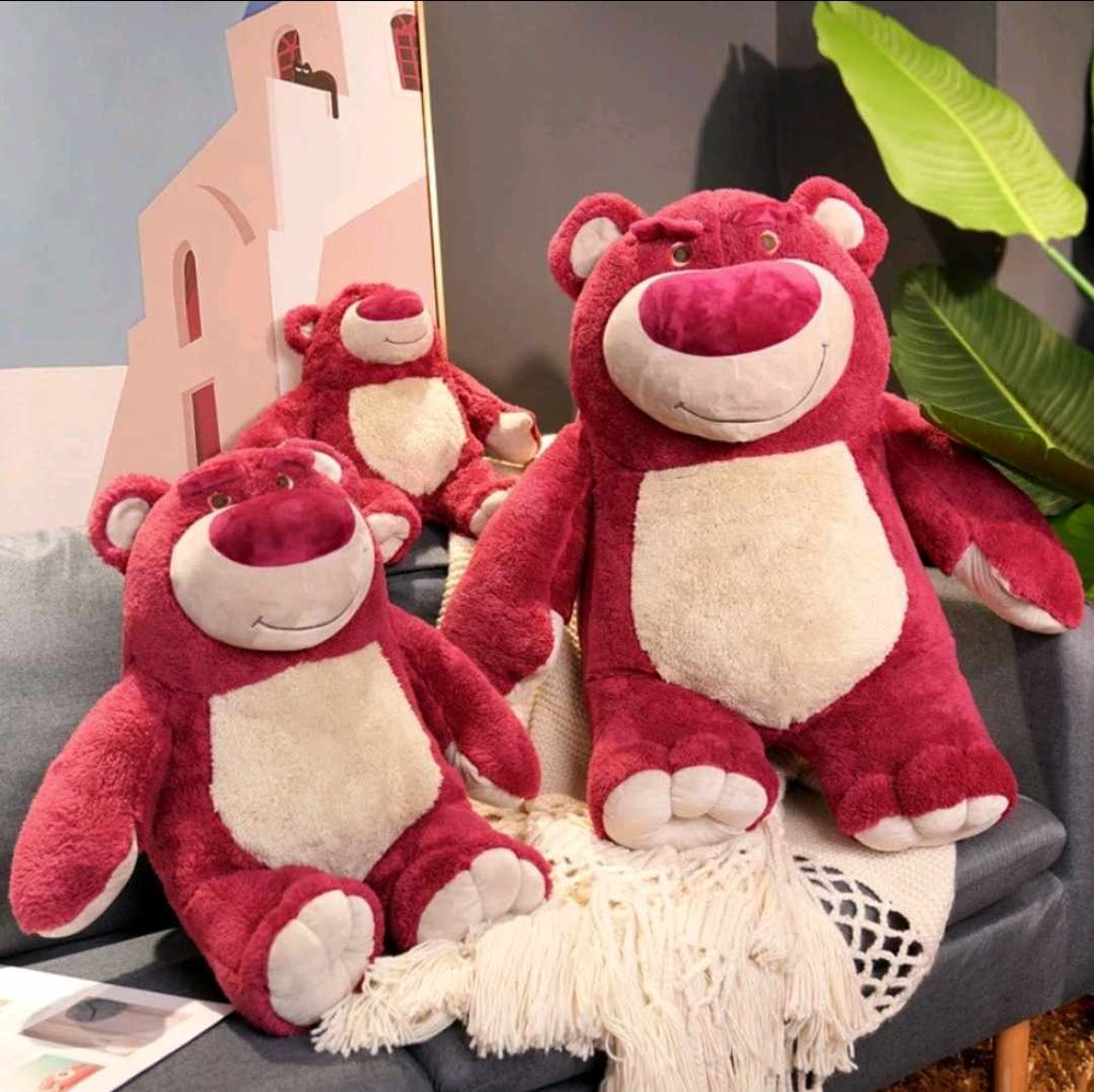 Kawaiimi - teddy bear soft and plush toys - Lotso Strawberry Huggin' Bear Plushie - 8