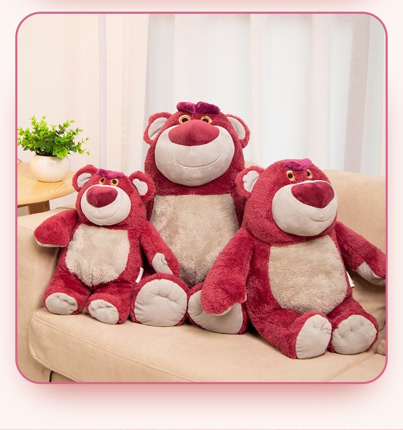Kawaiimi - teddy bear soft and plush toys - Lotso Strawberry Huggin' Bear Plushie - 17