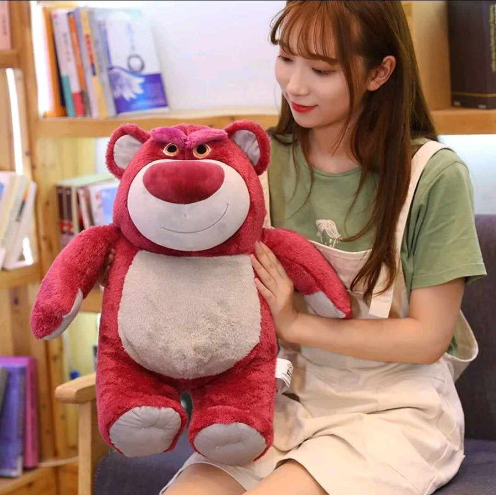Kawaiimi - teddy bear soft and plush toys - Lotso Strawberry Huggin' Bear Plushie - 7