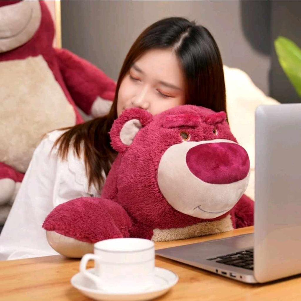 Kawaiimi - teddy bear soft and plush toys - Lotso Strawberry Huggin' Bear Plushie - 5