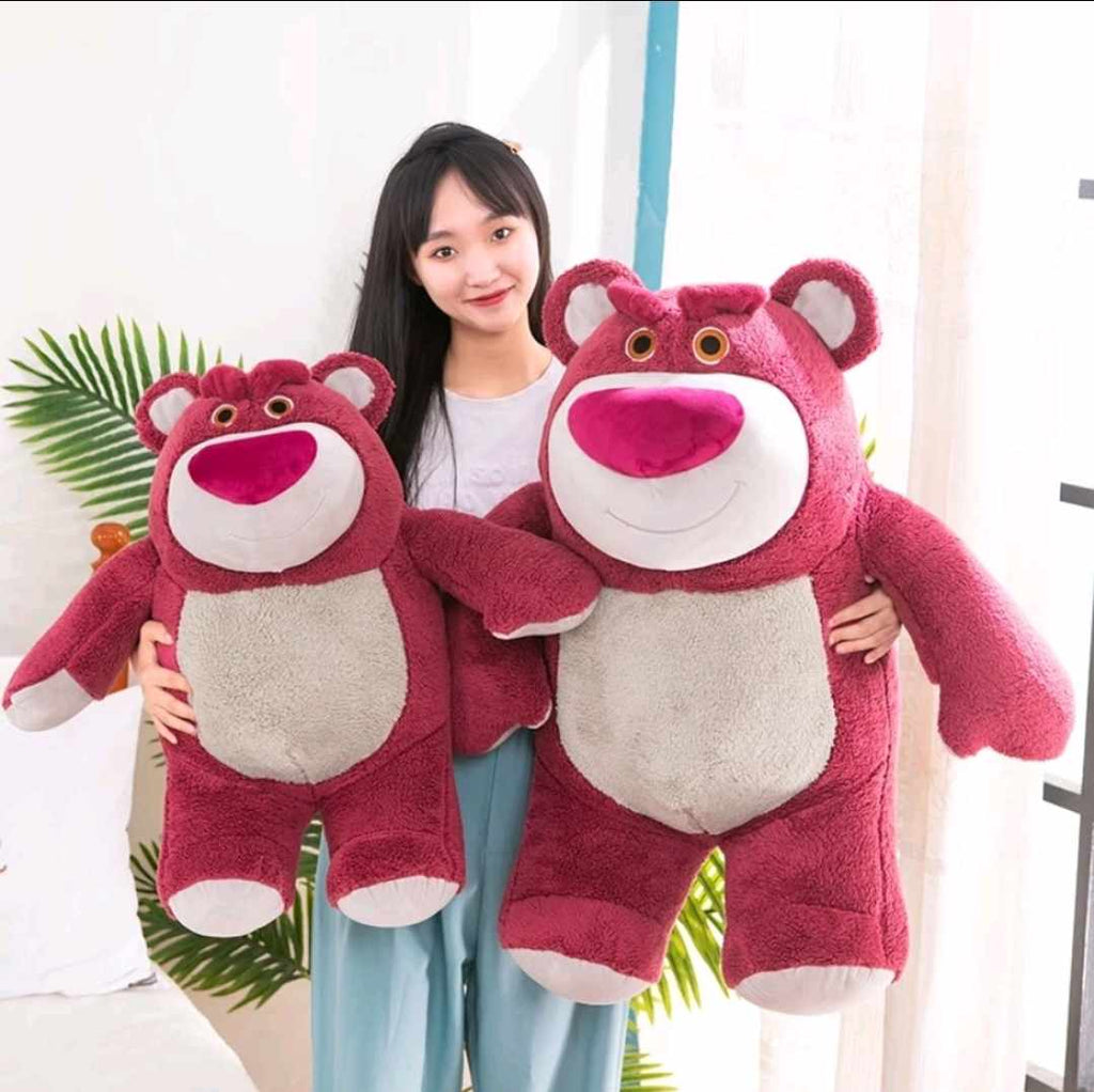 Kawaiimi - teddy bear soft and plush toys - Lotso Strawberry Huggin' Bear Plushie - 4