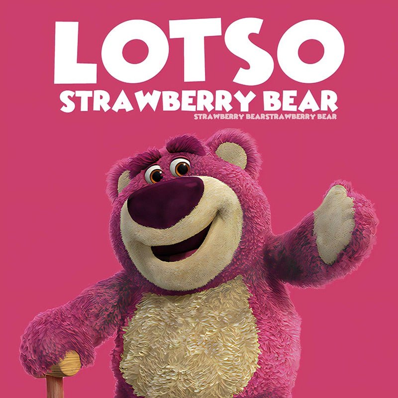 Kawaiimi - teddy bear soft and plush toys - Lotso Strawberry Huggin' Bear Plushie - 14
