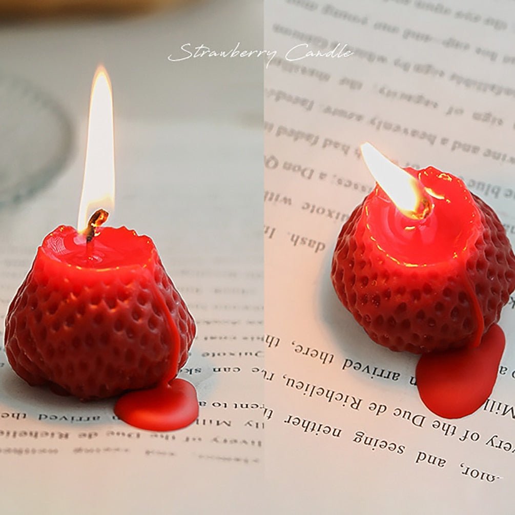 Kawaiimi - gifts for special occasions - Lovely Strawberry Candles - 6