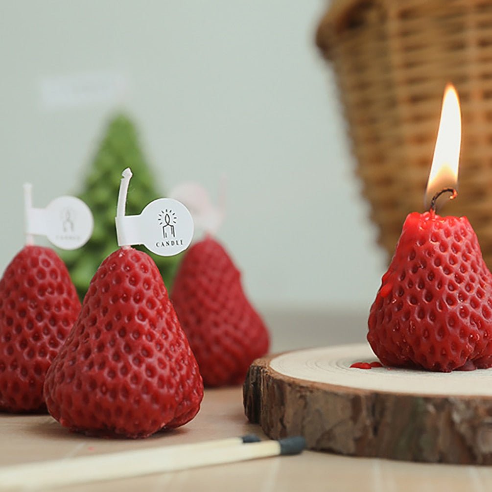 Kawaiimi - gifts for special occasions - Lovely Strawberry Candles - 1