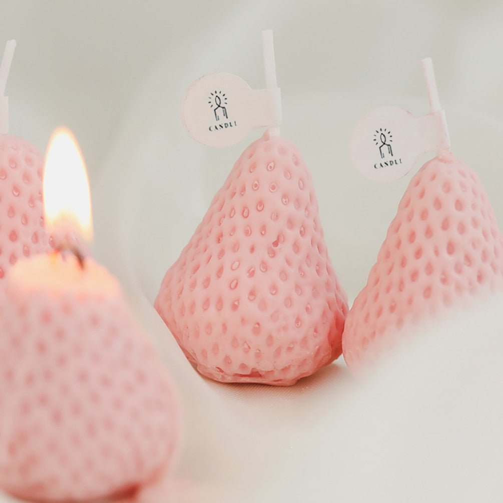 Kawaiimi - gifts for special occasions - Lovely Strawberry Candles - 5