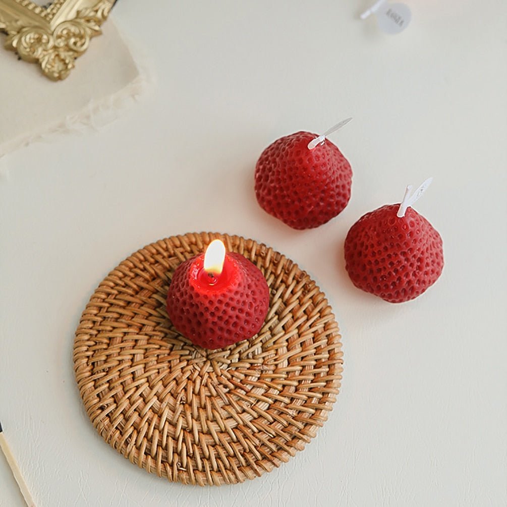 Kawaiimi - gifts for special occasions - Lovely Strawberry Candles - 2