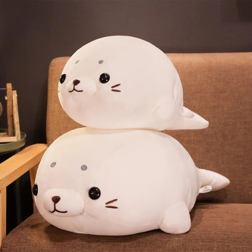 Kawaiimi - cute plushies for women & adults - Marshmallow Sea Lion Plushie - 1