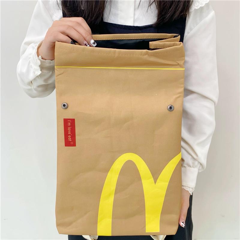 Kawaiimi - apparel & accessories - McDonald's Fast Food Tote Bag - 5