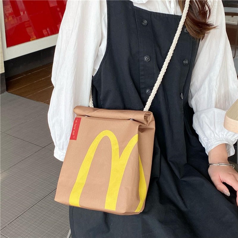 Kawaiimi - apparel & accessories - McDonald's Fast Food Tote Bag - 2