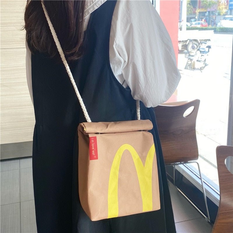Kawaiimi - apparel & accessories - McDonald's Fast Food Tote Bag - 1