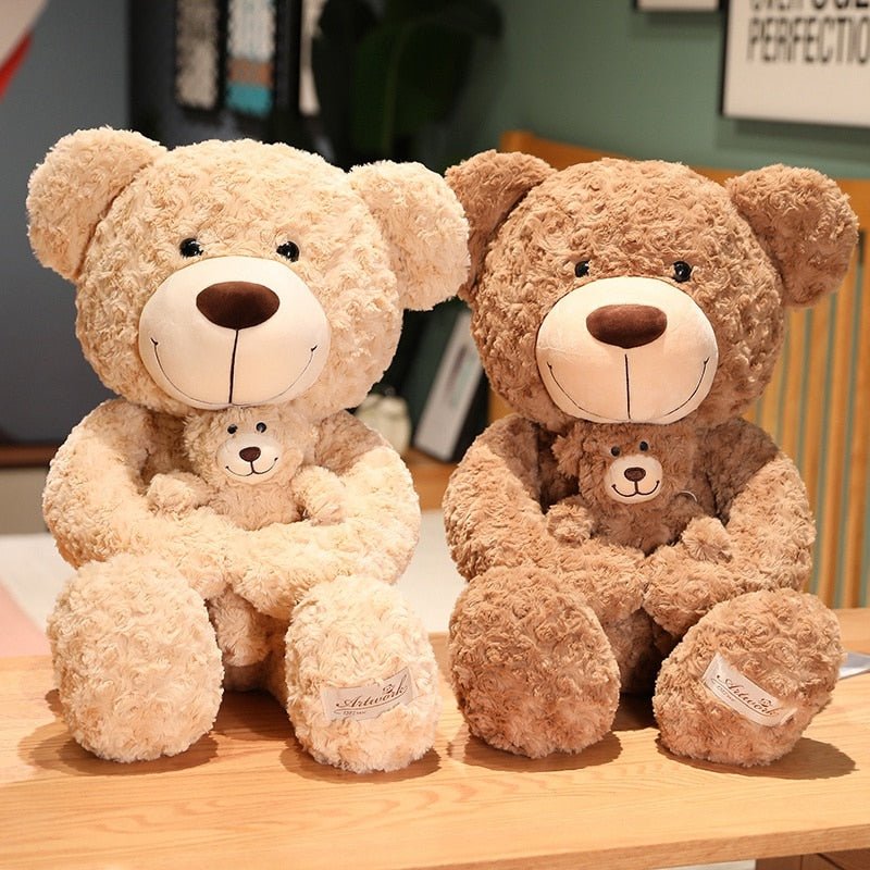 Kawaiimi - plush toys - Momma Bear & Baby Cub Teddy Plush - 2
