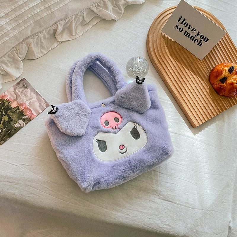 Kawaiimi - apparel and accessories - My Sanrio Family Plush Handbag - 2