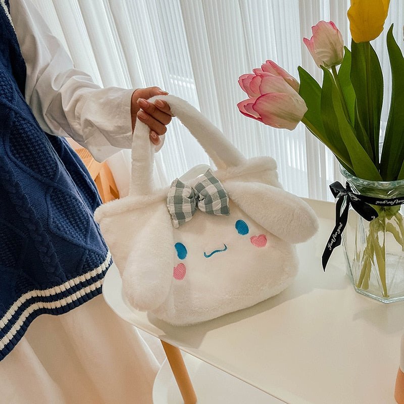 Kawaiimi - apparel and accessories - My Sanrio Family Plush Handbag - 5