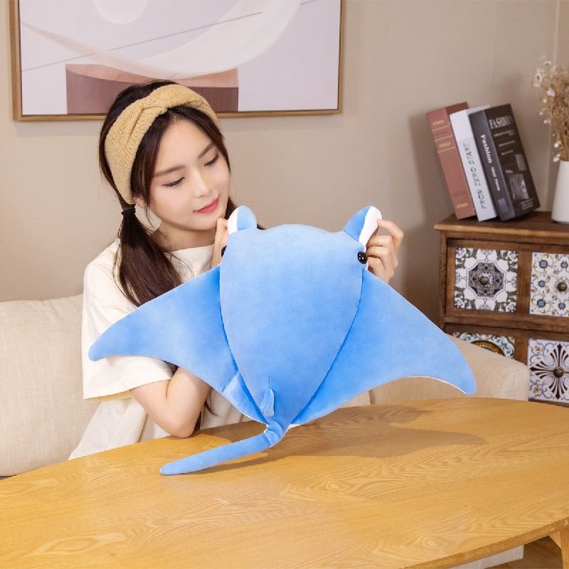 Kawaiimi - plush seat cushions & seat pads - Ocean Manta Ray Plush - 4