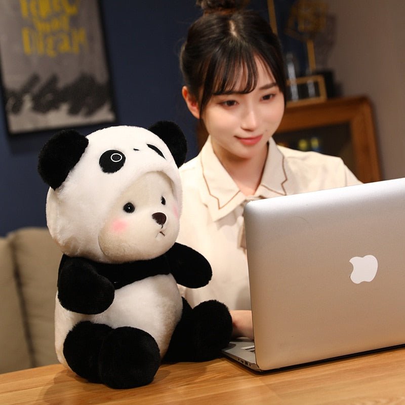 Kawaiimi - cute soft toys for gift - PandaBeanie Baby Bear Plushie - 12