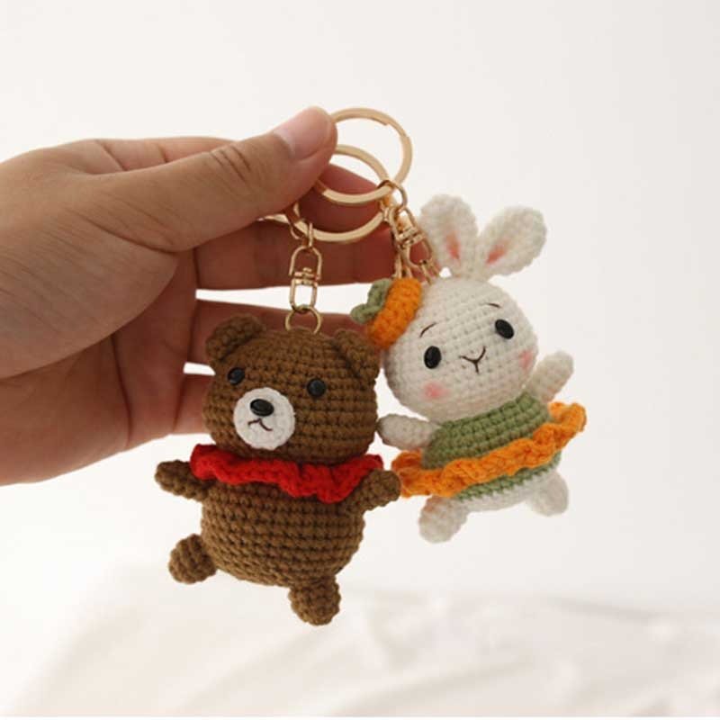 Kawaiimi - accessories, keyholders & bag charms - Paws and Claws Crocheted Keychain - 3