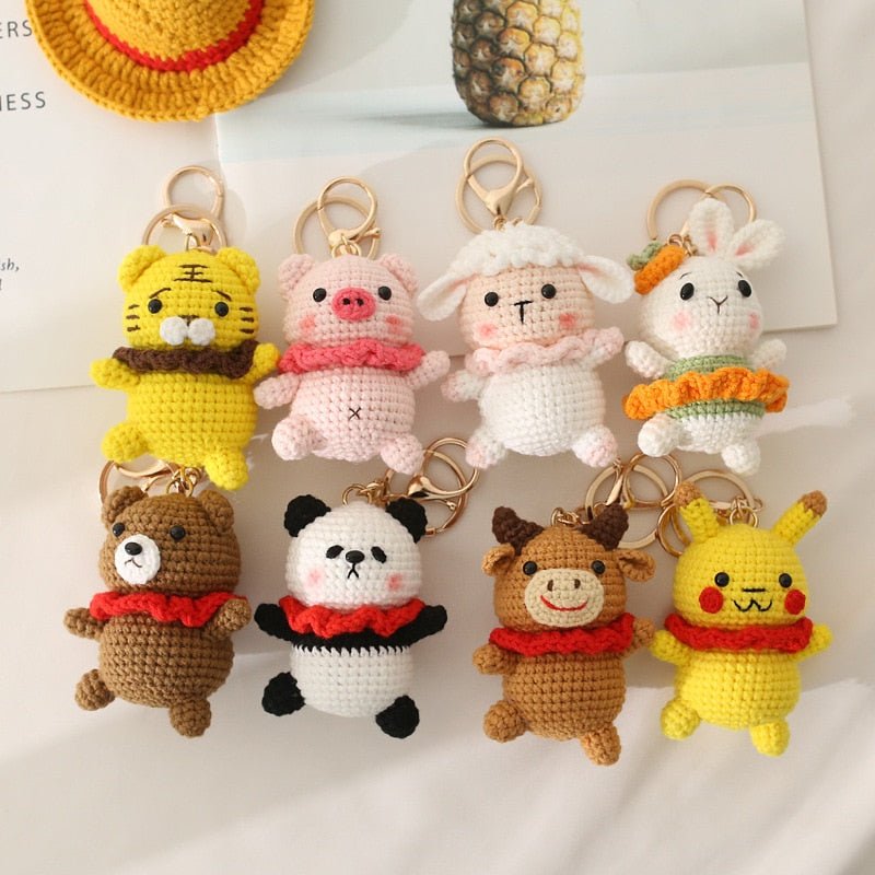 Kawaiimi - accessories, keyholders & bag charms - Paws and Claws Crocheted Keychain - 1