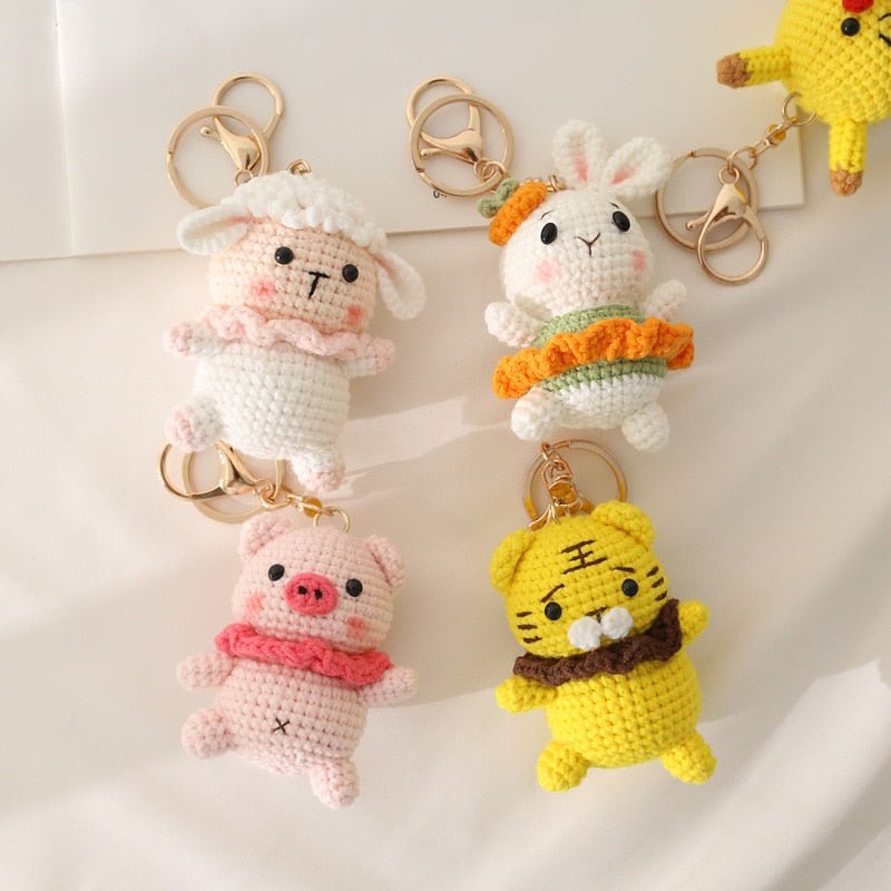 Kawaiimi - accessories, keyholders & bag charms - Paws and Claws Crocheted Keychain - 2