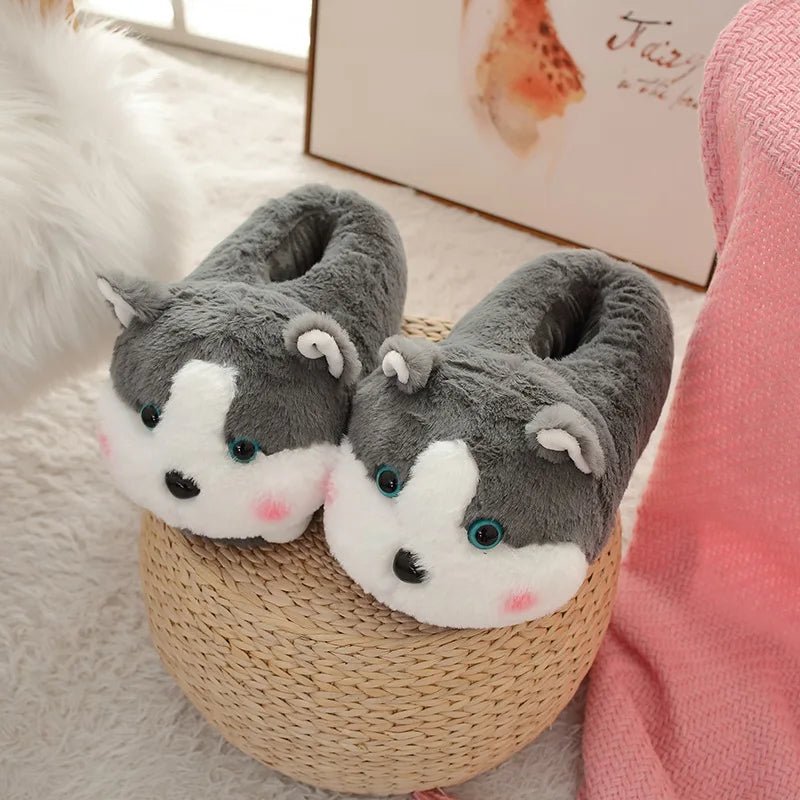 Kawaiimi - warm & fluffy home footwear - Paws & Pals Plush Home Slippers - 17