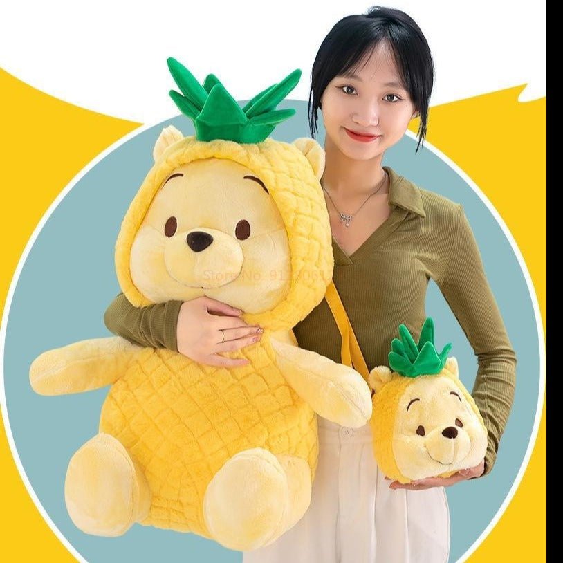 Kawaiimi - plush toys - Pineapple Winnie the Pooh Plushie - 6