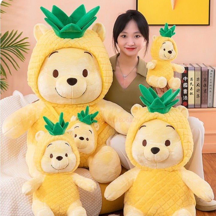 Kawaiimi - plush toys - Pineapple Winnie the Pooh Plushie - 2