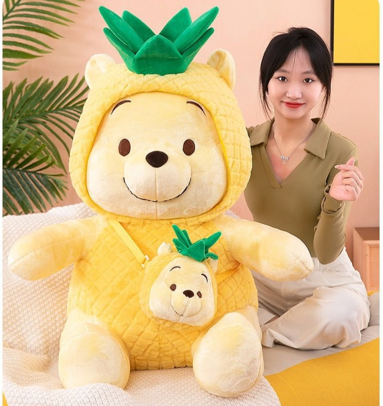 Kawaiimi - plush toys - Pineapple Winnie the Pooh Plushie - 8