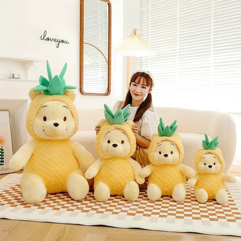 Kawaiimi - plush toys - Pineapple Winnie the Pooh Plushie - 3