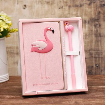 Kawaiimi - back to school supplies - Pink Flamingo Stationery Gift Set - 2