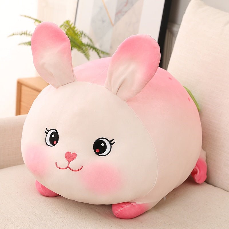Kawaiimi - plush toys - Pink Strawberry Bunny Plushie - 16