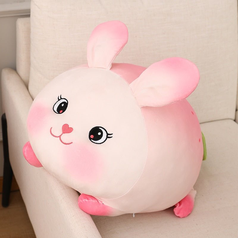 Kawaiimi - plush toys - Pink Strawberry Bunny Plushie - 15
