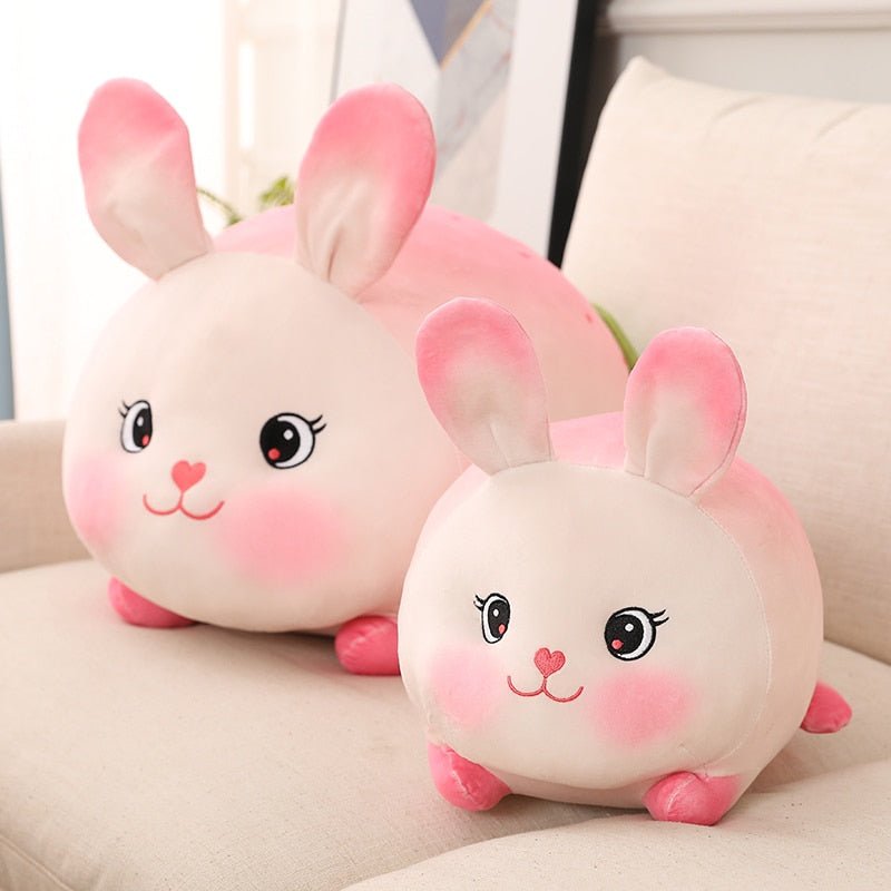 Kawaiimi - plush toys - Pink Strawberry Bunny Plushie - 13