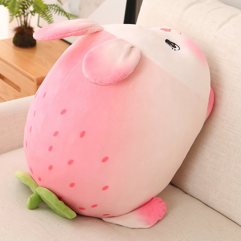 Kawaiimi - plush toys - Pink Strawberry Bunny Plushie - 17